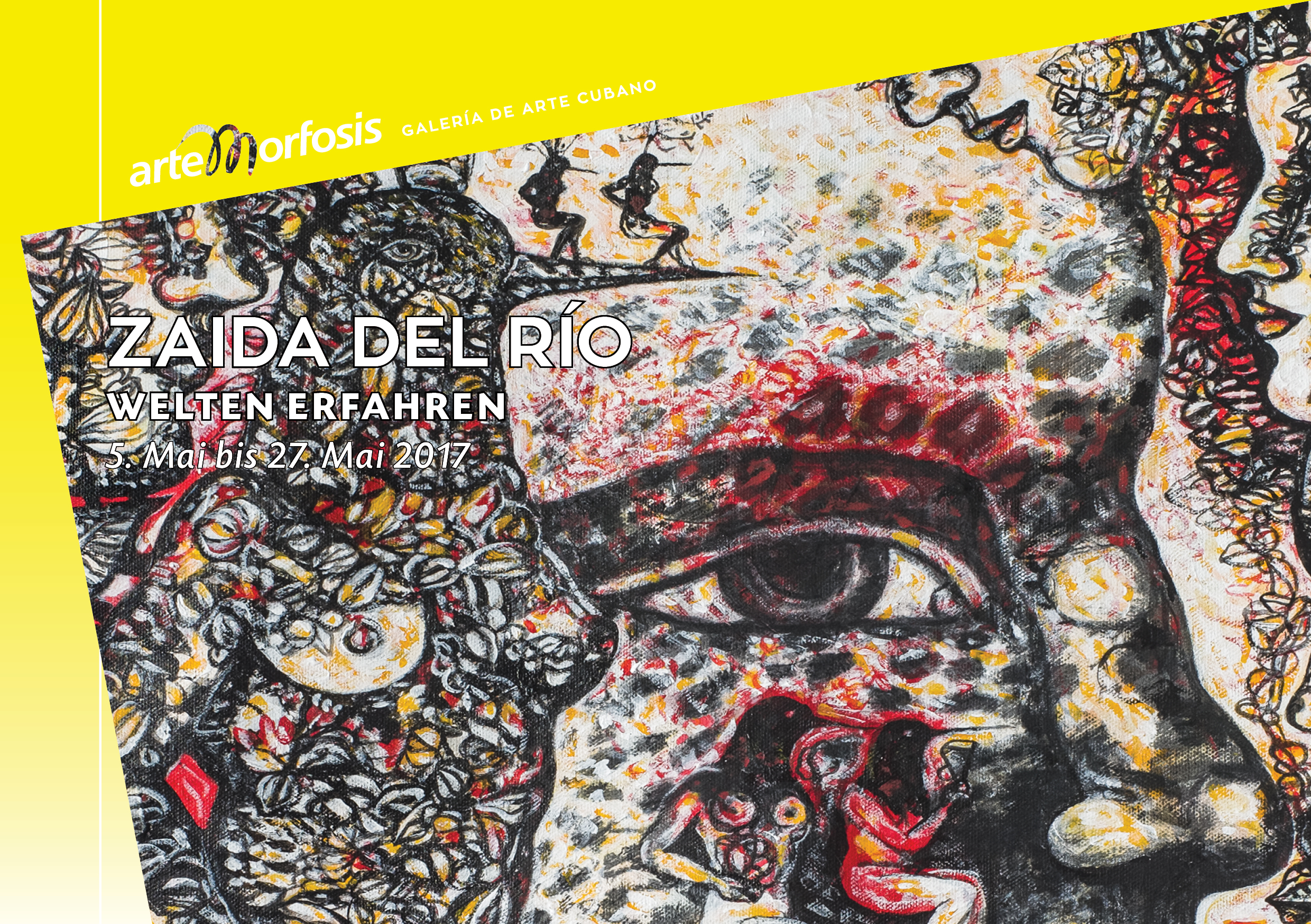 Zaida del Río - Einladungskarte