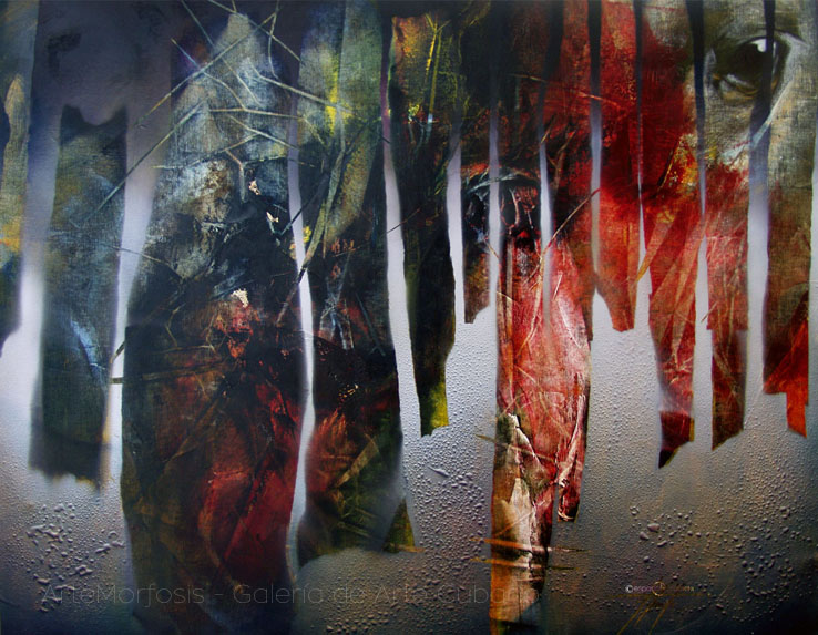 RAIN Acrylic and oil on canvas 100 x 120 cm 2005
