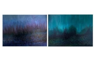 The skin of the night (Diptych)