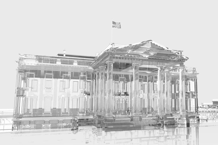 White house-Casa Blanca by Donis Llago