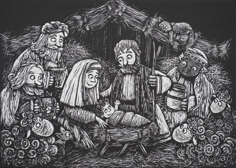 To ilustrate a children’s christmas story by Yailen Sellén