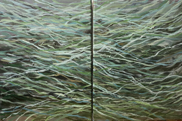Namenloses Wasser i (Diptychon)